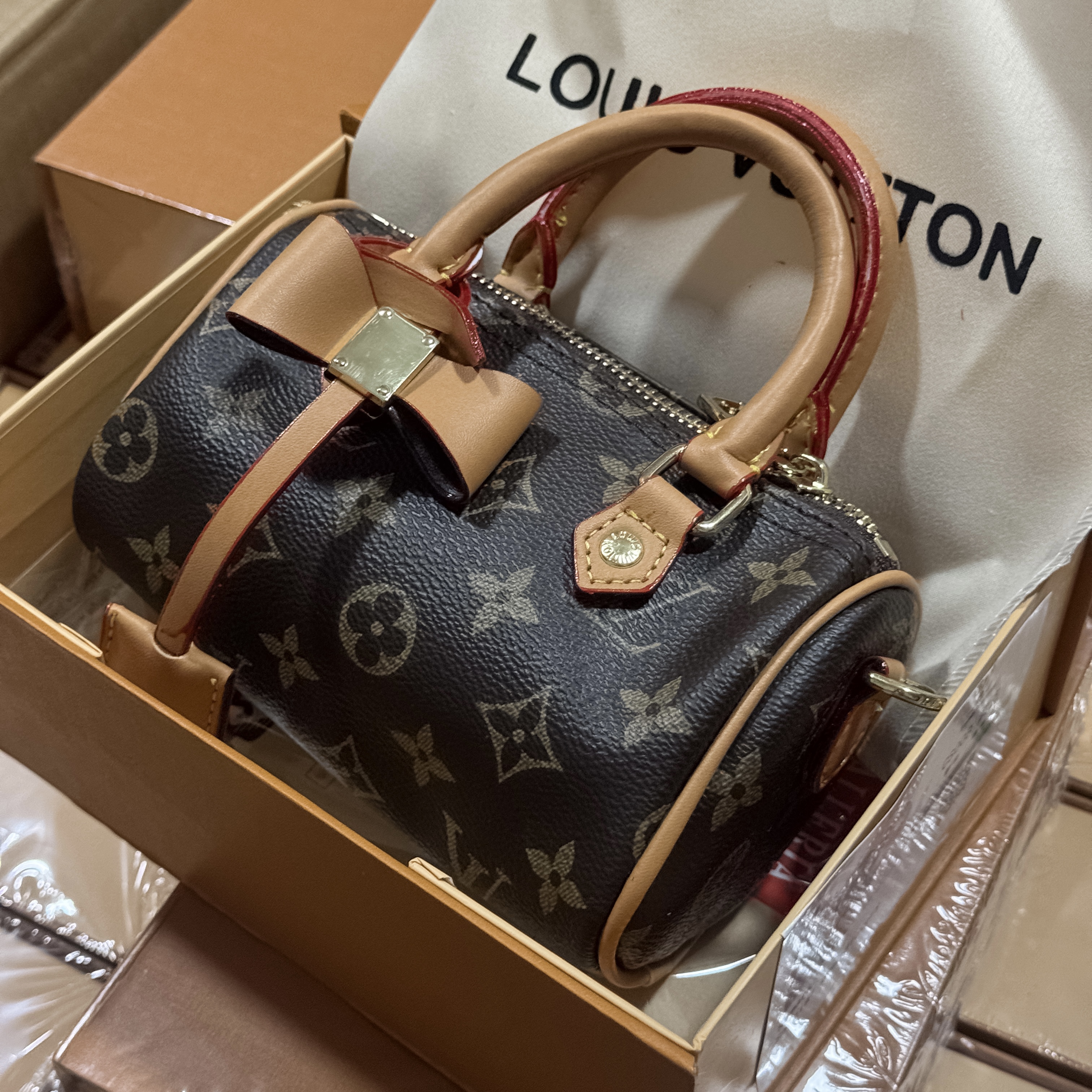 Speedy Nano Lv ( mini size ) لون بني