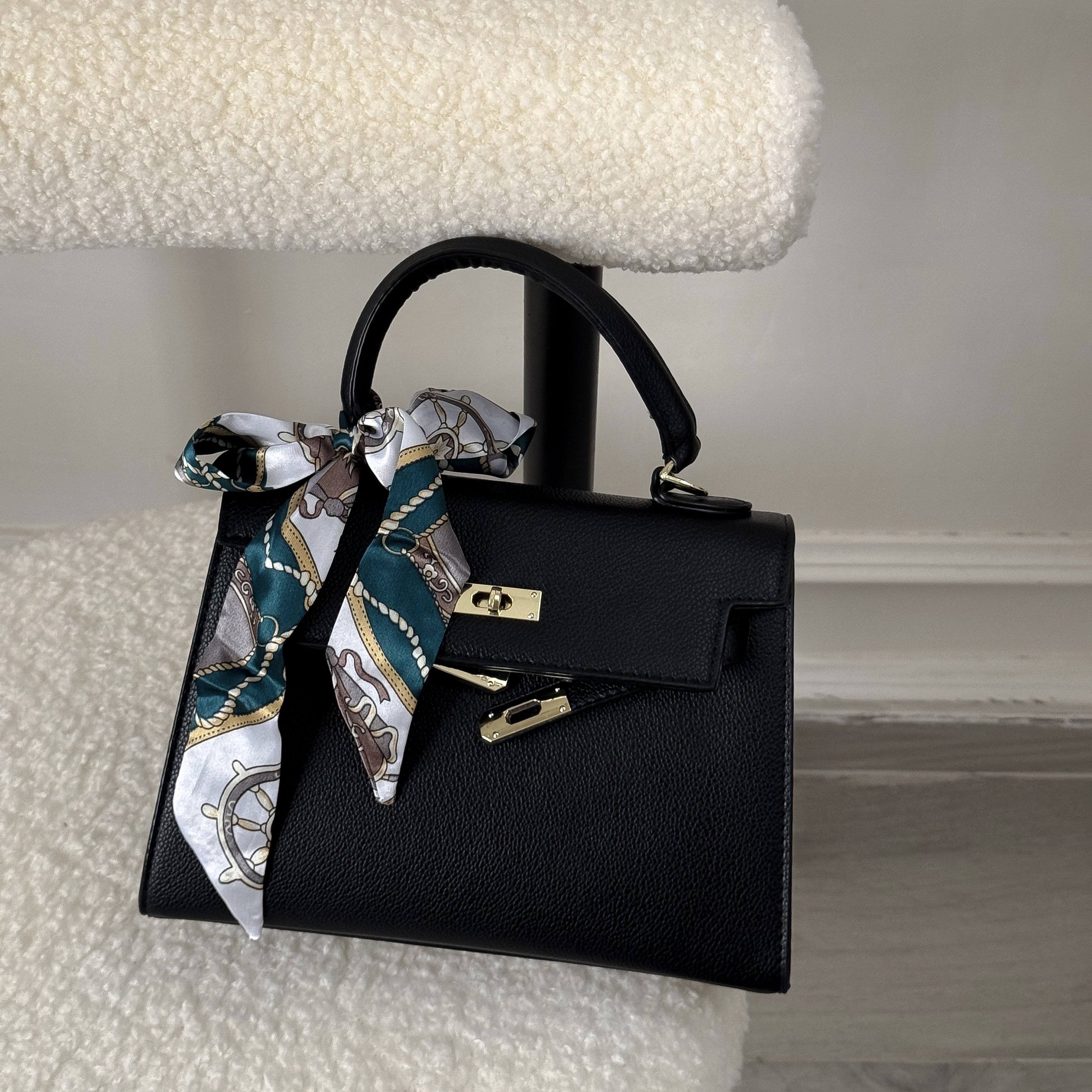 Hermès Etoupe Epsom Kelly ( Black )
