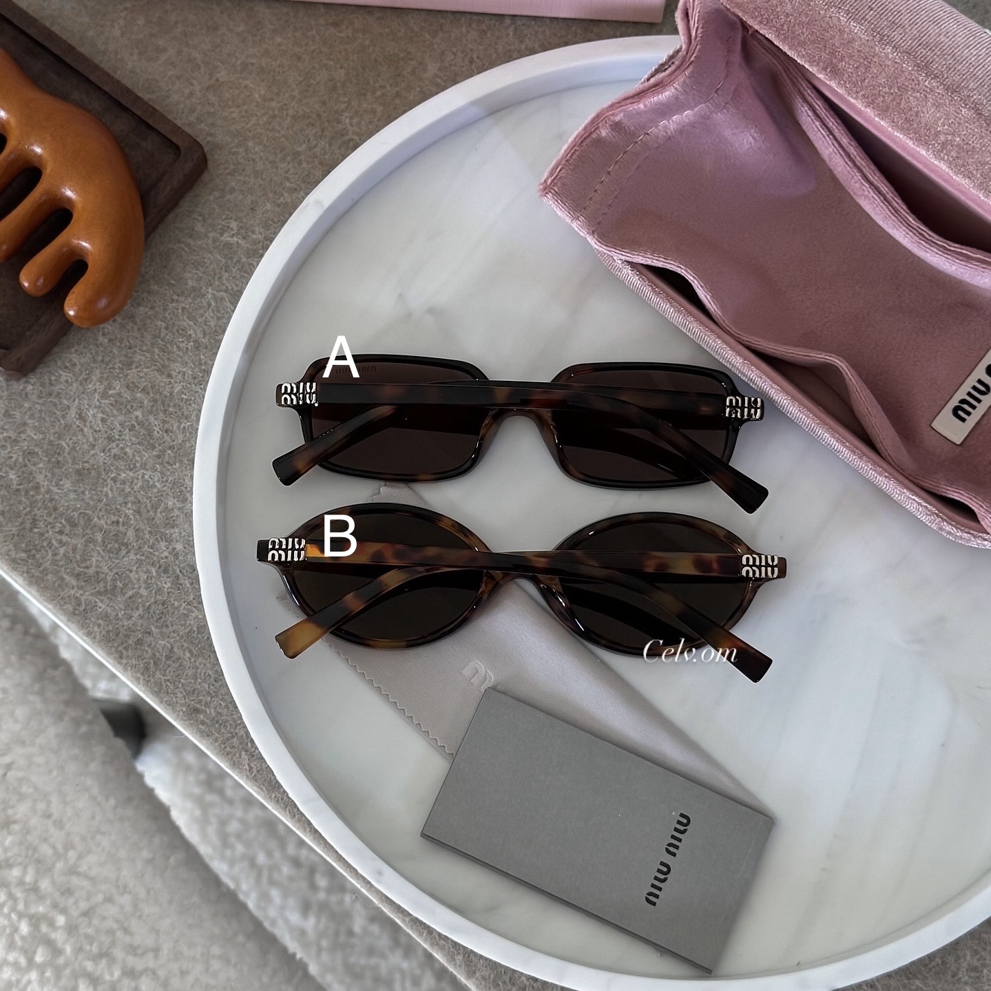 MiuMiu Brown Glasses 