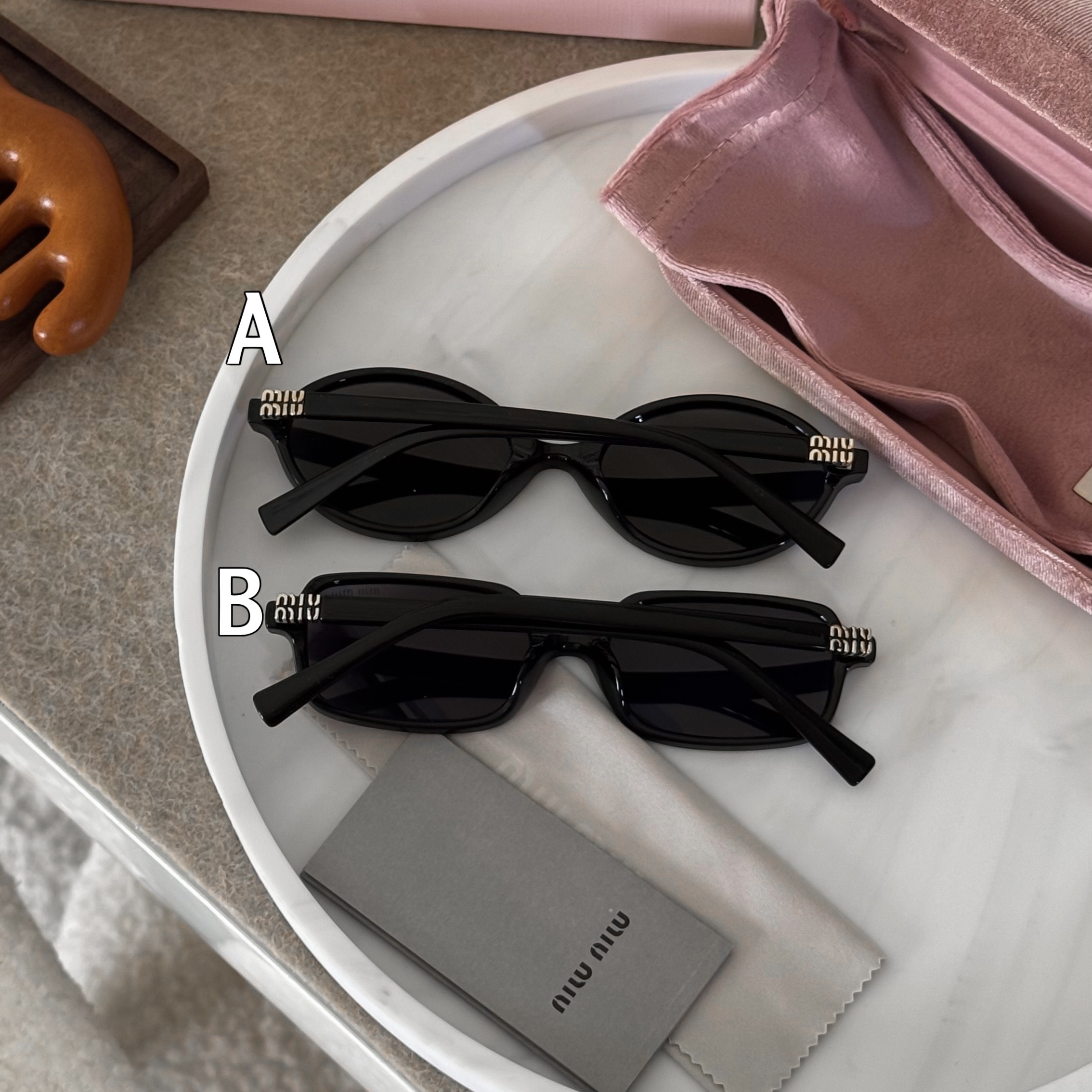 Miu Miu Black Glasses 